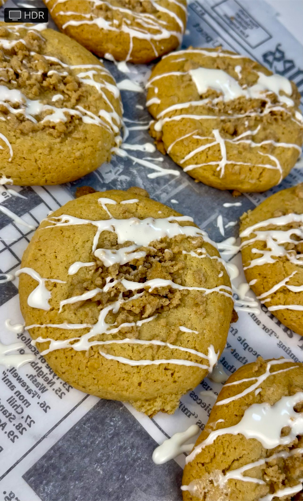 Streusel Cake Cookie